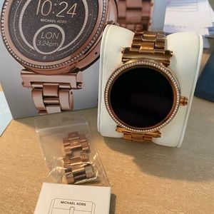 Rose Gold Michael kors smart watch